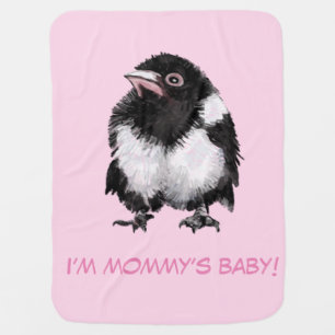 Little magpie baby blanket