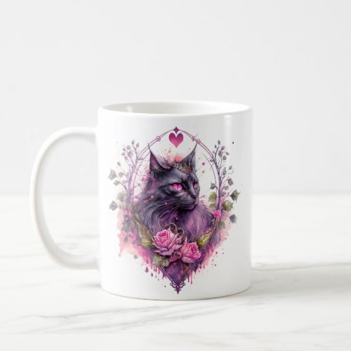 Little Majestic Kitty Cat Witch Coffee Mug