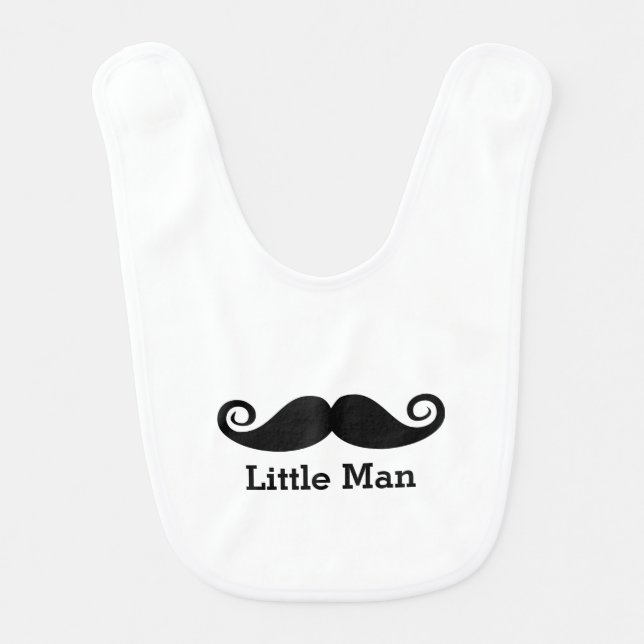 Little Man Baby Bib (Front)