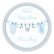 Little Man Baby Clothes Stickers