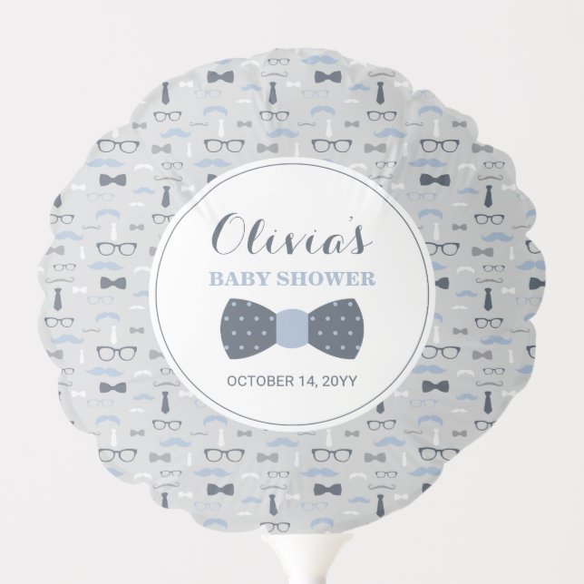 Little Man Baby Shower Balloon (Front)