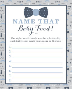 Little Man Baby Shower Games Gifts On Zazzle