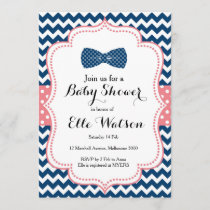 Little Man Baby Shower Invitation