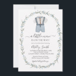 Little Man Baby Shower Invitation, Bowtie Boy Baby Invitation<br><div class="desc">Super cute little man baby shower invitation perfect for those boho chic moms</div>
