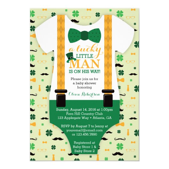 little man baby shower