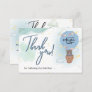 little man Baby Shower thank you Note Card