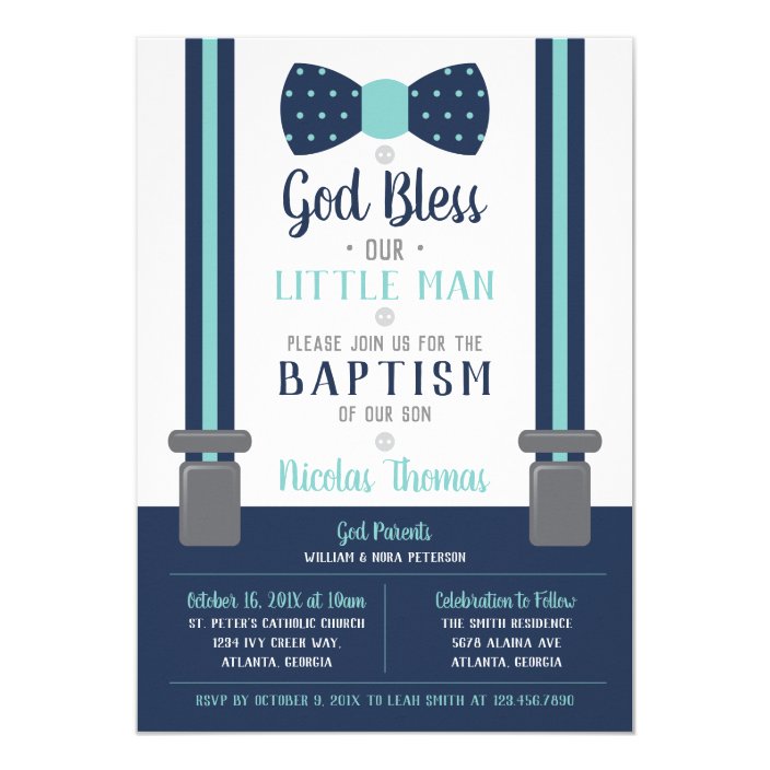 little man invitation