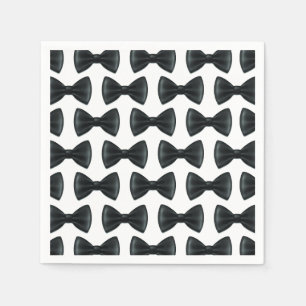 Little Man Bow Tie Themed Baby Shower Napkins