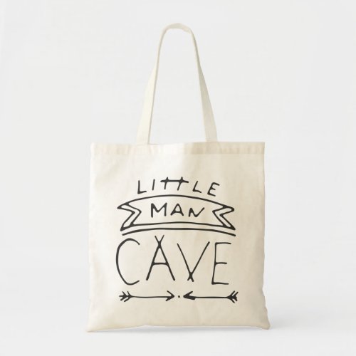 Little Man Cave Nursery Wall Art Tote Bag