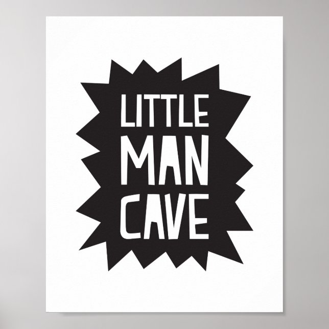 Little Man Cave Poster Print (Front)