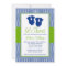 Little Man Chevron Blue Green Twins Baby Shower