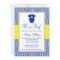 Little Man Chevron Navy Blue Yellow Baby Shower
