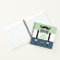 Little man green navy baby boy shower guest book