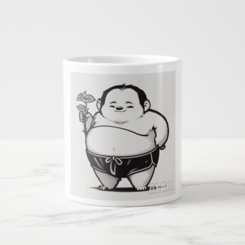  Little Man laffing with flower Specialty Mug