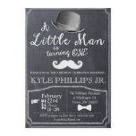 Little Man Lil Man 1st First Birthday Invitation Little Man Lil Man 1st First Birthday Invitation