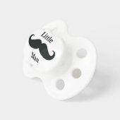 Little Man Mustache Baby Pacifier (Front Right)