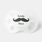 Little Man Mustache Baby Pacifier