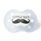 Little man mustache Custom Pacifier Personalized