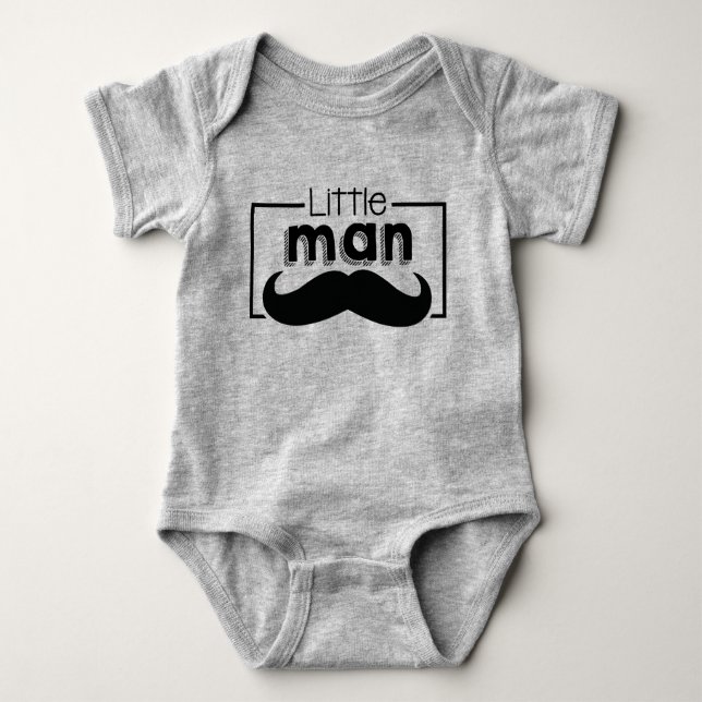 Little Man - Onsie Baby Bodysuit (Front)