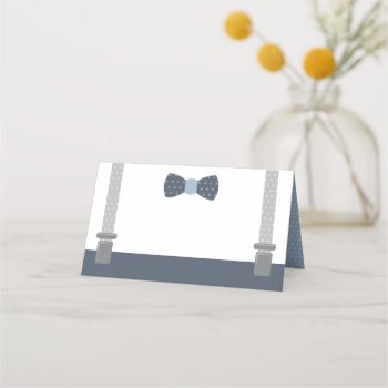 Little Man Place Cards  Food Cards by DeReimerDeSign at Zazzle