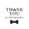 Little Man sticker, Boy baby shower