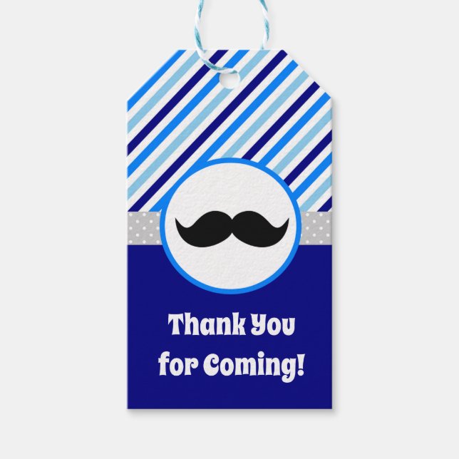 Little Man Thank You Tags (Front)