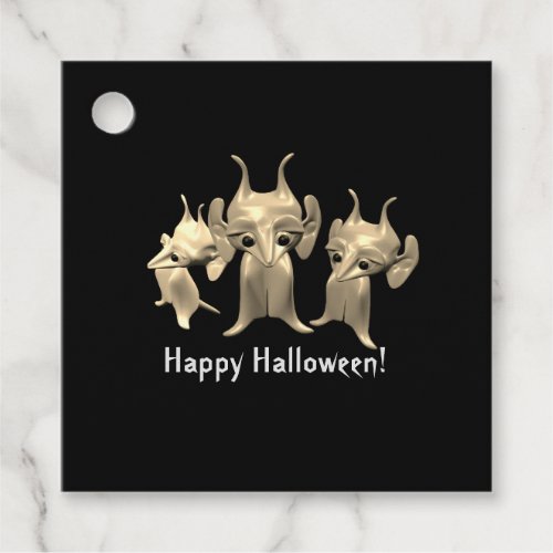 Little MartiansHappy Halloween personalized Favor Tags