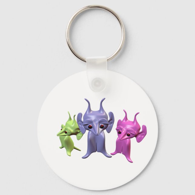 Little Martians Keychain (Front)