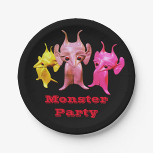 Little Martians, personalized for children. Paper Plates