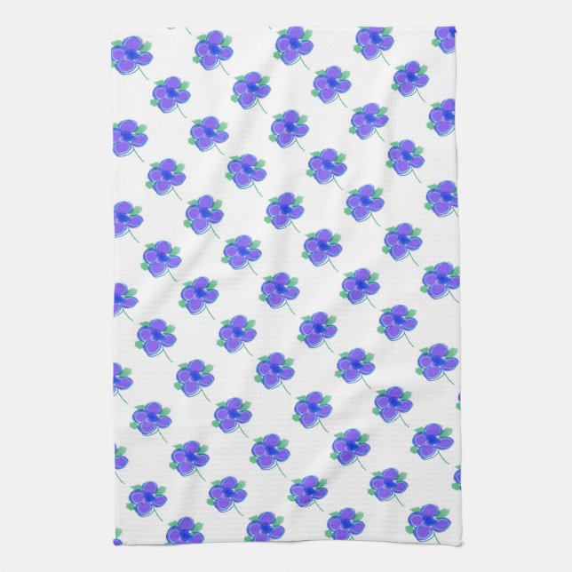 Little Mauve Kitchen Towel (Vertical)