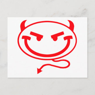 Little Meanies Red Logo Postcard