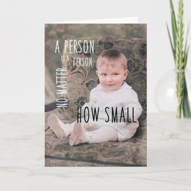 LITTLE MENACE Greeting Card (Front)