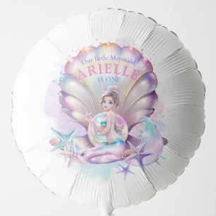 Little Mermaid 1st Birthday Under The Sea Mermaid Balloon