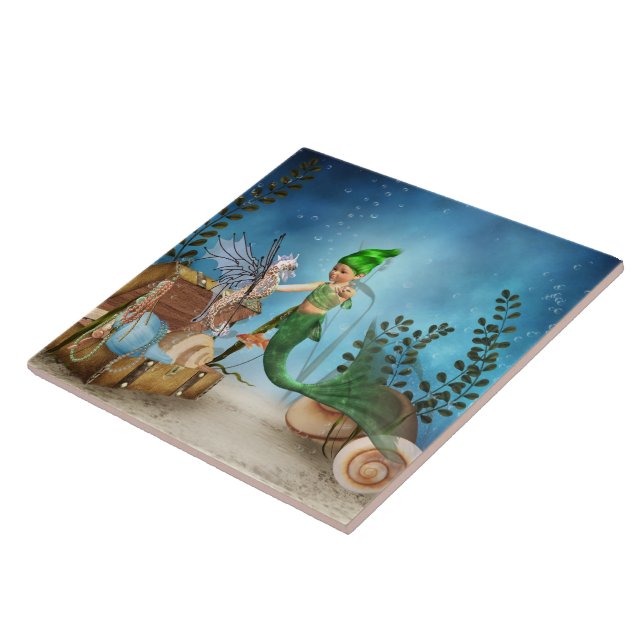 Little Mermaid 4 tile (Side)