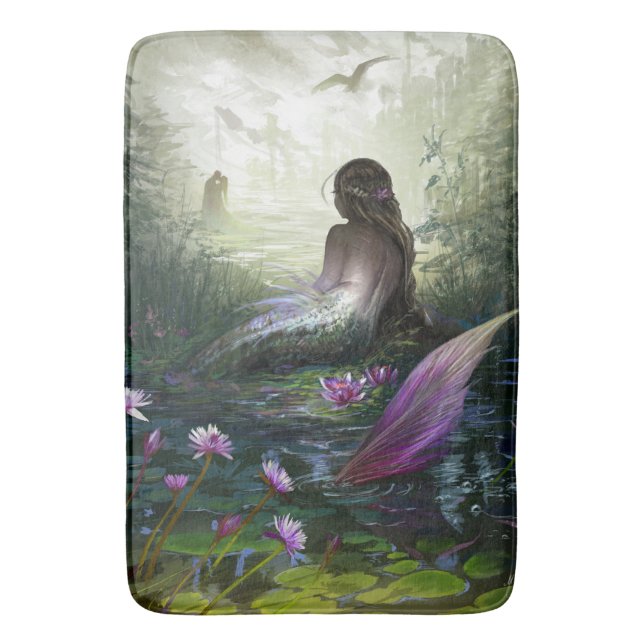 Little Mermaid Bathroom Mat (Front Vertical)