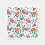 Little Mermaid Birthday Paper Napkin