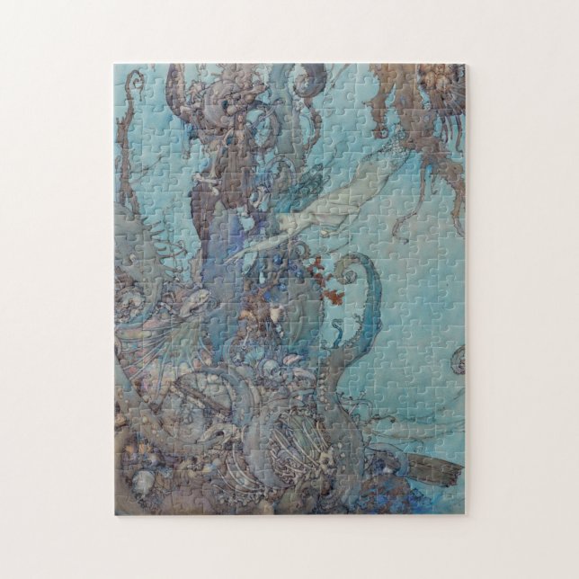 Little Mermaid by Edmund Dulac Jigsaw Puzzle (Vertical)