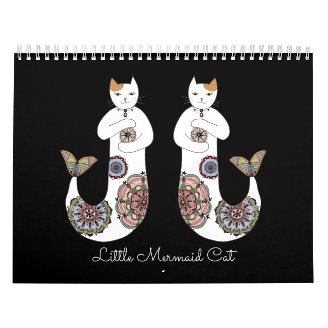 Little Mermaid Cat Calendar (Cover)