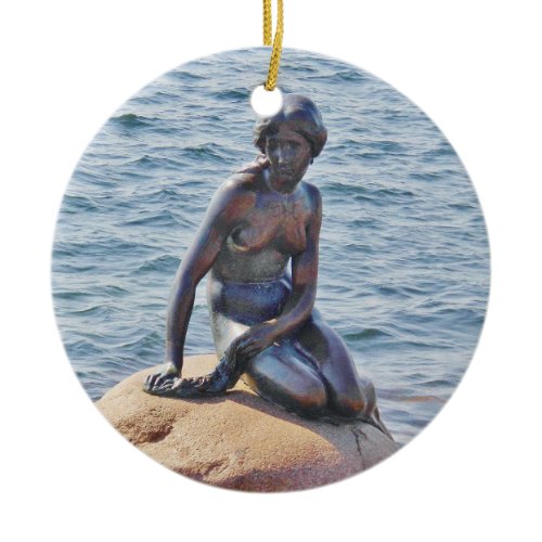 Little Mermaid Copenhagen Circle Ornament