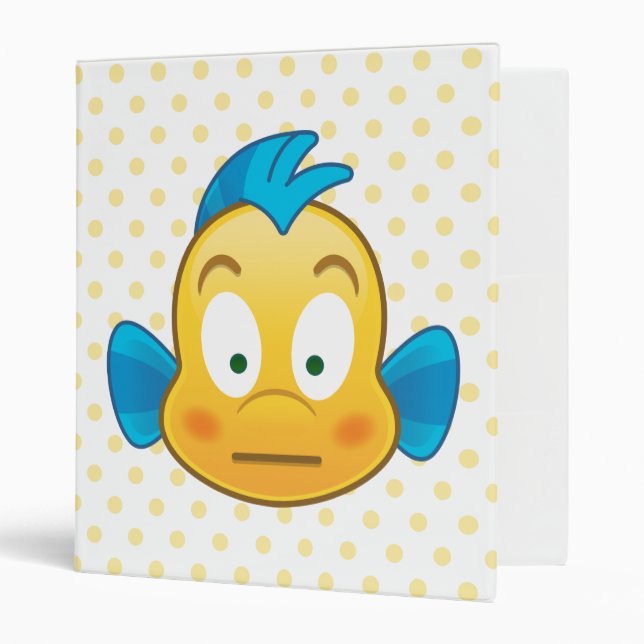 Little Mermaid Emoji | Flounder Binder (Front/Inside)