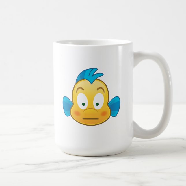 Little Mermaid Emoji | Flounder Coffee Mug (Right)