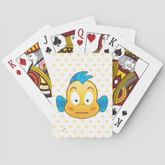 Little Mermaid Emoji | Flounder Playing Cards
