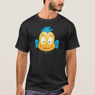 Little Mermaid Emoji Flounder T-Shirt