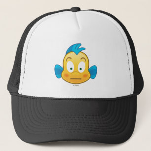 Little Mermaid Emoji Flounder Trucker Hat