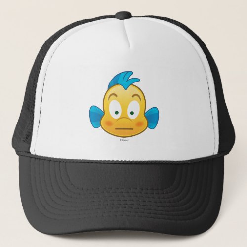 Little Mermaid Emoji  Flounder Trucker Hat