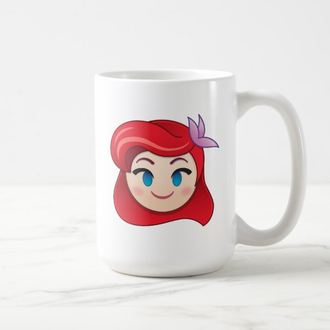 Little Mermaid Emoji | Princess Ariel Coffee Mug (Right)