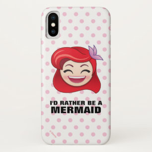 Little Mermaid Emoji Princess Ariel - Happy iPhone X Case