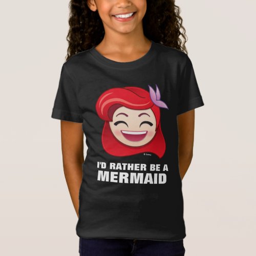 Little Mermaid Emoji  Princess Ariel _ Happy T_Shirt
