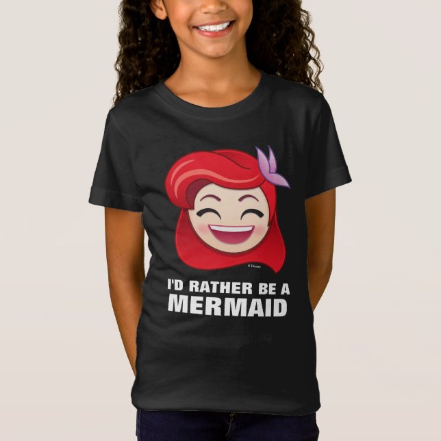 Little Mermaid Emoji | Princess Ariel - Happy T-Shirt (Front)