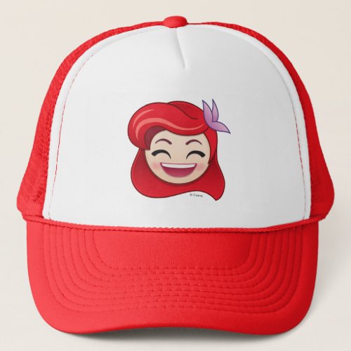 Little Mermaid Emoji  Princess Ariel _ Happy Trucker Hat